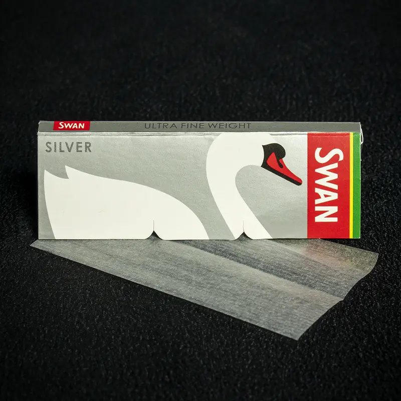 Swan Rolling Papers Regular Silver - Box Of 50 2