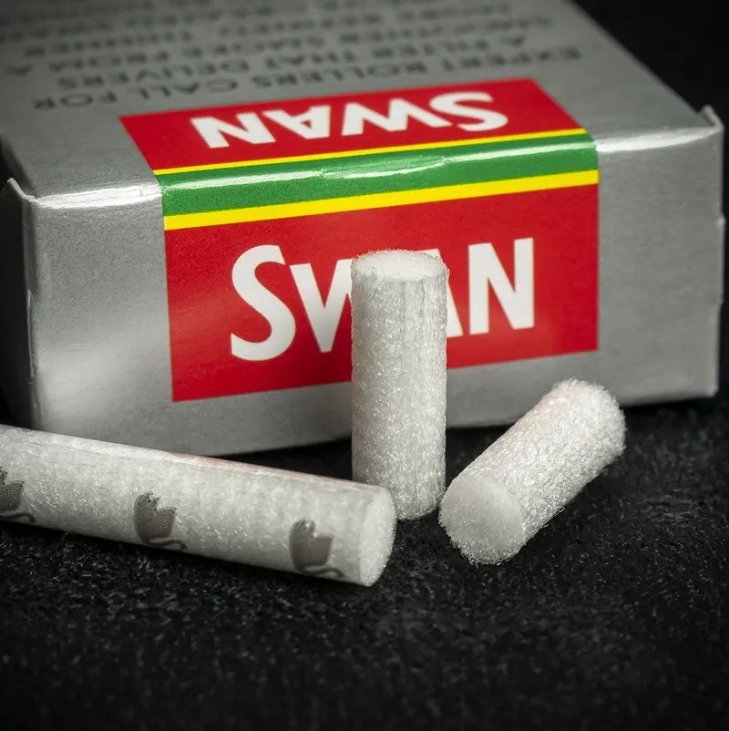 Swan Ultra Slim Silver Filter Tips - 126 2