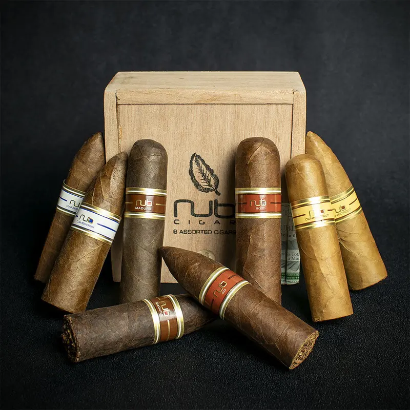Tabacalera Oliva Nub Cigars Sampler - Box Of 8 1