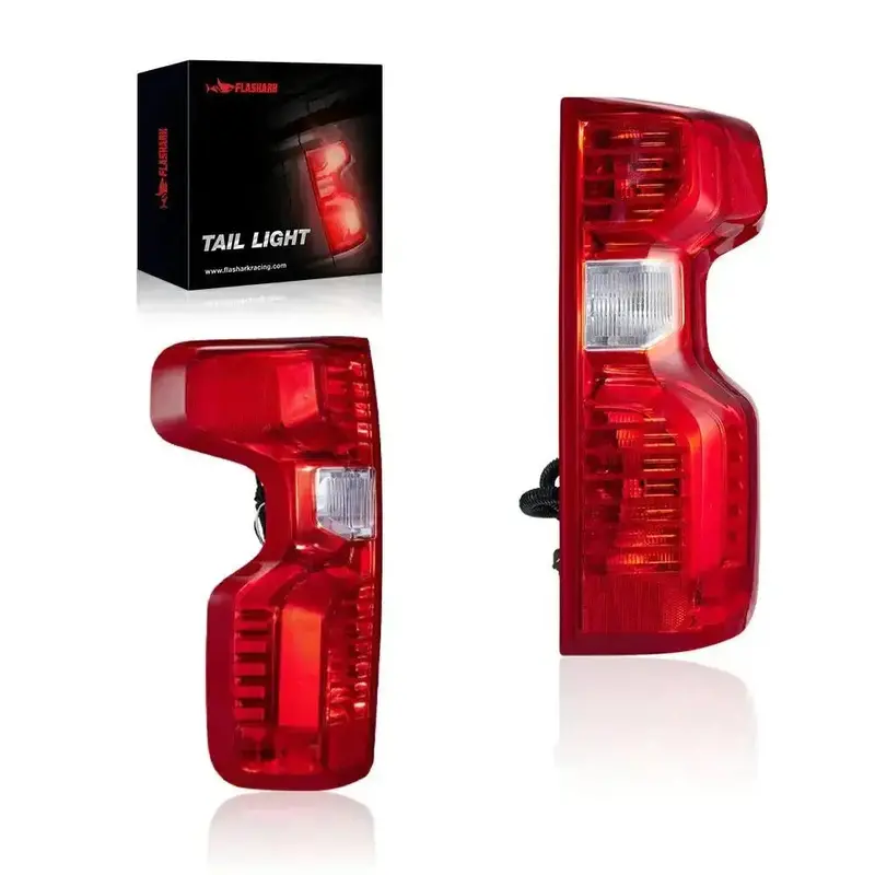 Tail Light Assembly Driver + Passenger (Left + Right) Set For 2019-2022 Chevrolet Chevy Silverado 1500 1