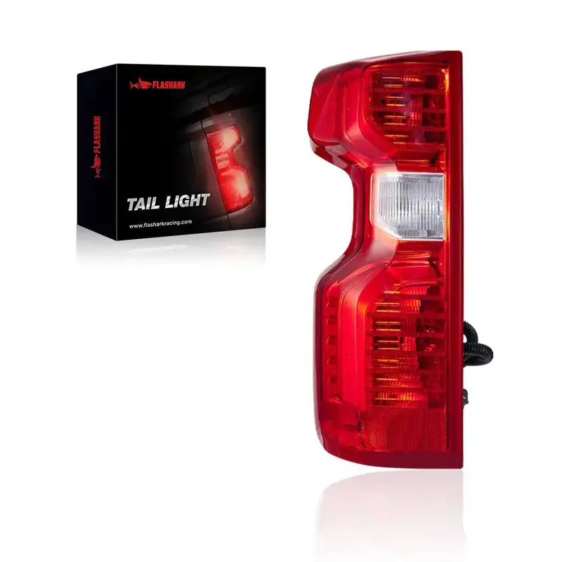 Tail Light Assembly Driver + Passenger (Left + Right) Set For 2019-2022 Chevrolet Chevy Silverado 1500 3