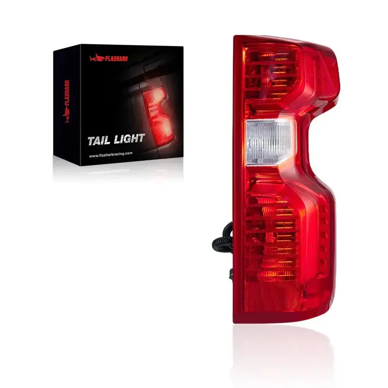 Tail Light Assembly Driver + Passenger (Left + Right) Set For 2019-2022 Chevrolet Chevy Silverado 1500 3