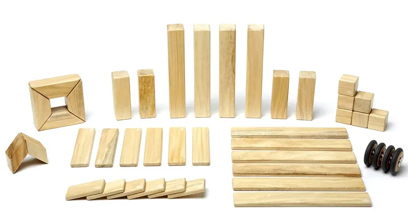 Tegu Magnetic Blocks - Natural 42 Piece 2