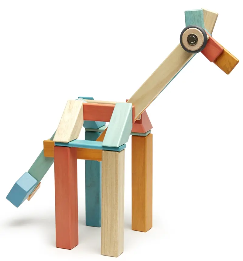 Tegu Magnetic Blocks - Sunset 42 Piece 1