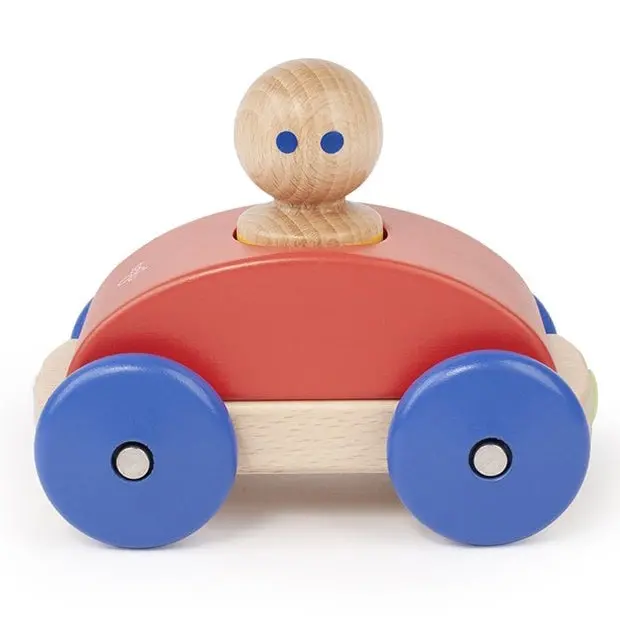 Tegu Magnetic Racer Poppy And Blue 1