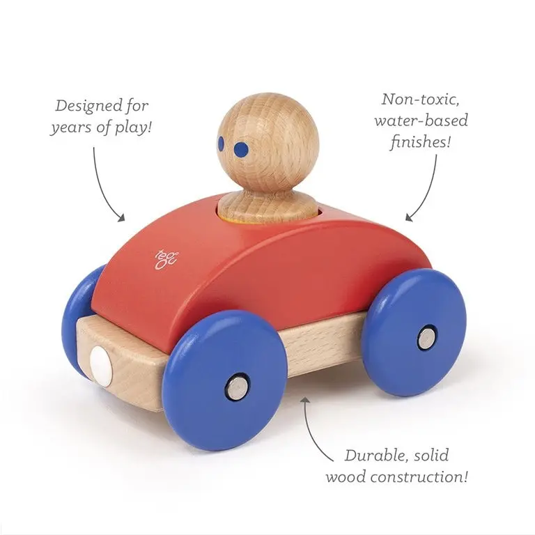Tegu Magnetic Racer Poppy And Blue 2