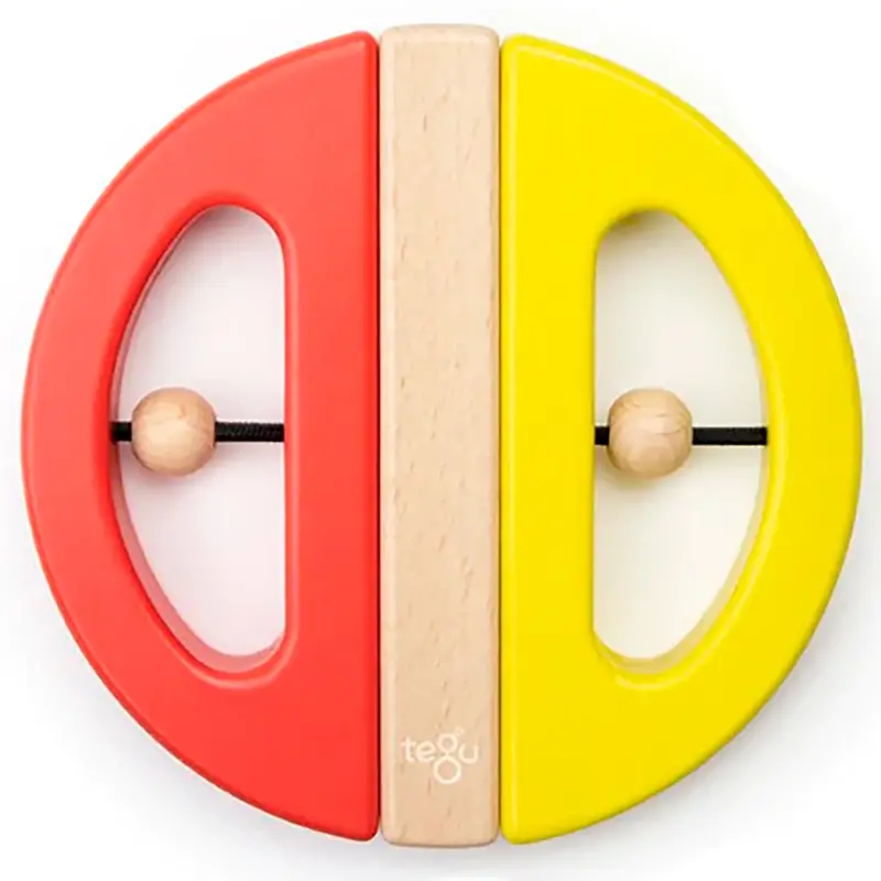 Tegu Swivel Bug Magnetic Toy - Yellow / Poppy 1