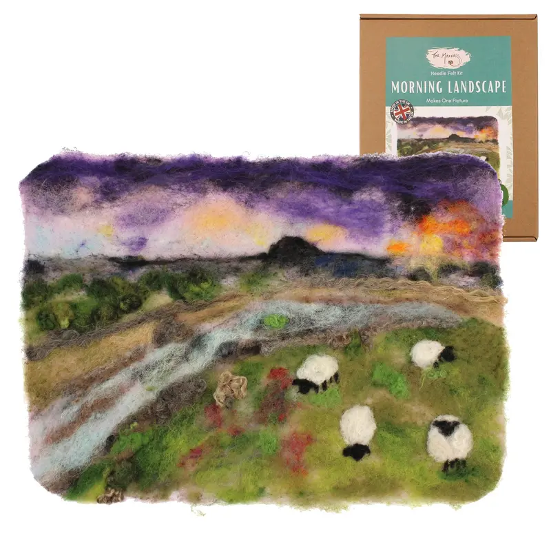 The Makerss - Morning Landscape Needle Felt Kit 1
