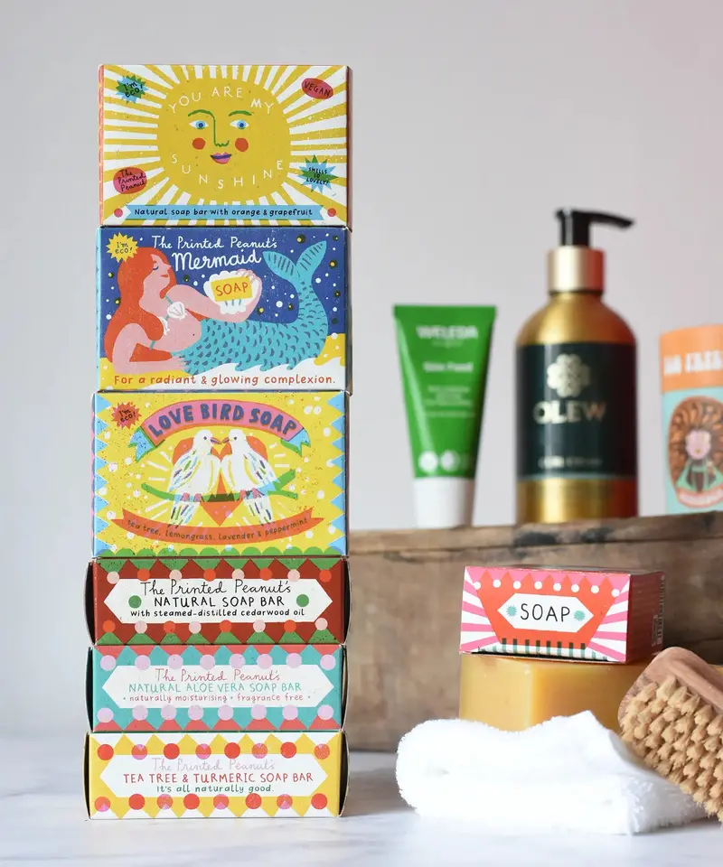 The Printed Peanut Sunshine Orange & Grapefruit Soap 2