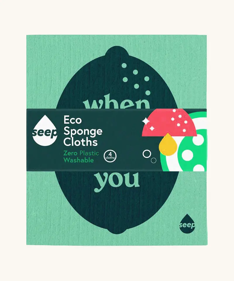 The Seep Company All Purpose Sponge Cloths - 4 Pack 1
