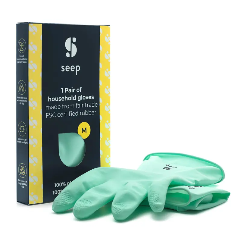 The Seep Company Rubber Gloves - Turquoise 1