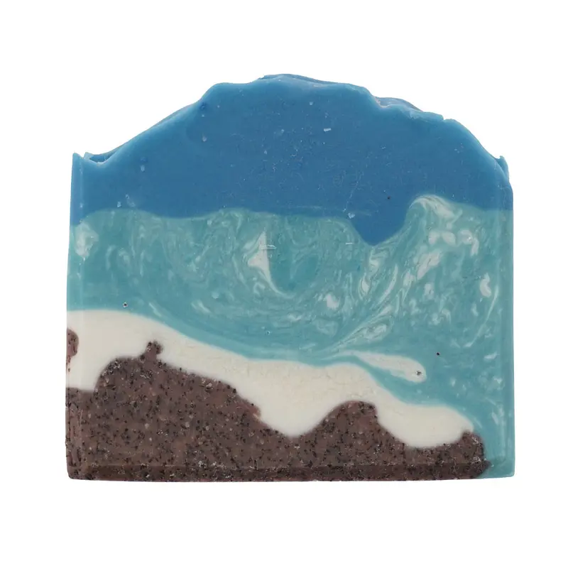 The Soap Mine Handmade Soap Scrub Bar - Traeth 2