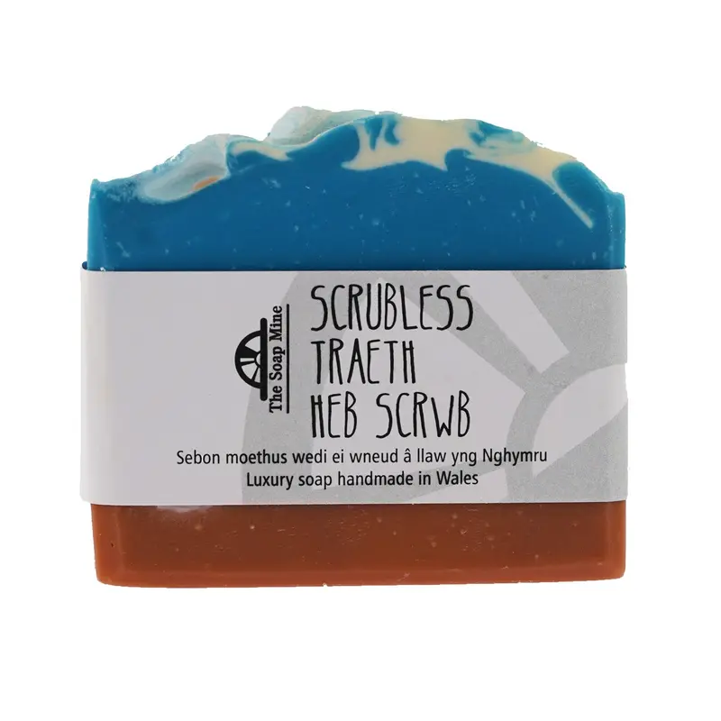 The Soap Mine Scrubless Handmade Soap Bar - Traeth 1