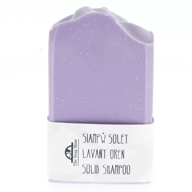 The Soap Mine Solid Shampoo - Lavender & Orange 1