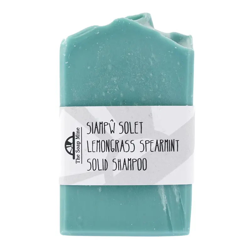 The Soap Mine Solid Shampoo - Lemongrass & Spearmint 1