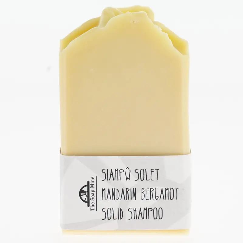 The Soap Mine Solid Shampoo - Mandarin & Bergamot 1