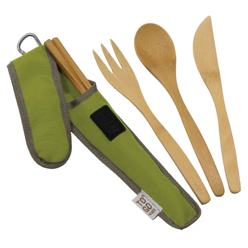 To Go Ware Avocado Bamboo Utensil Set 1
