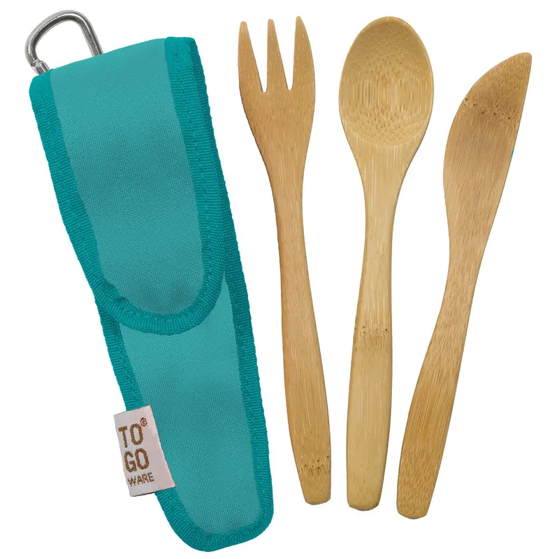To Go Ware Bamboo Kids Cutlery Set - Berry 1