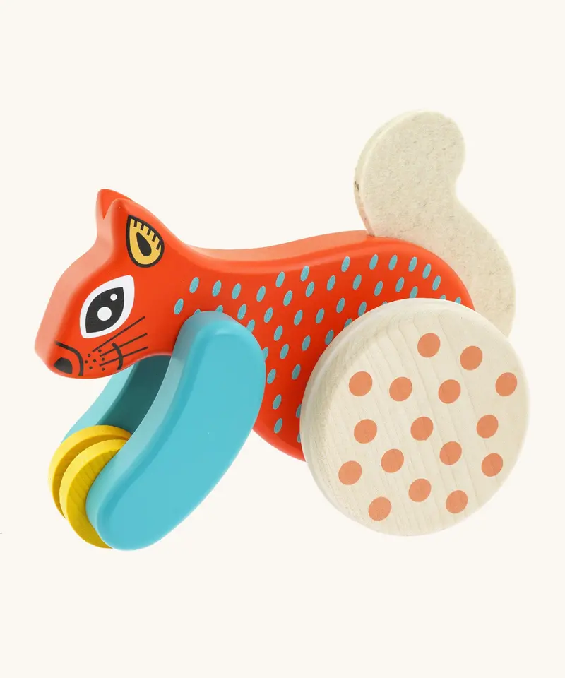 Tobe Red Jumping Squirrel On Wheels 1
