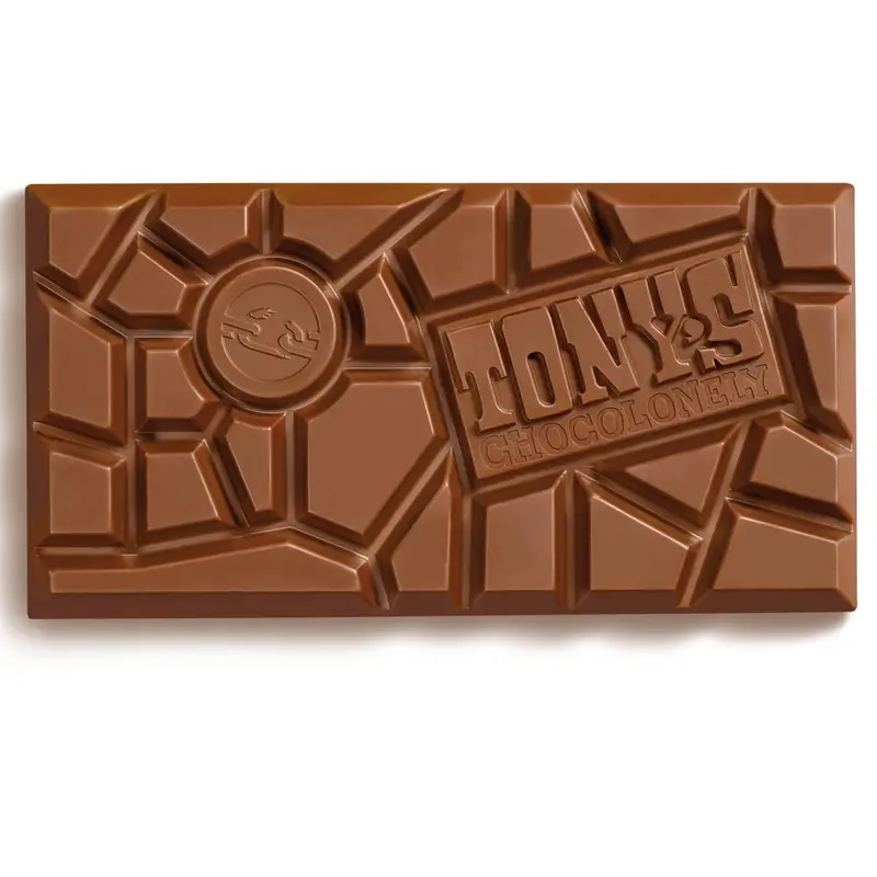 Tony's Chocolonely Fairtrade Dark Almond Sea Salt Chocolate 180G 2