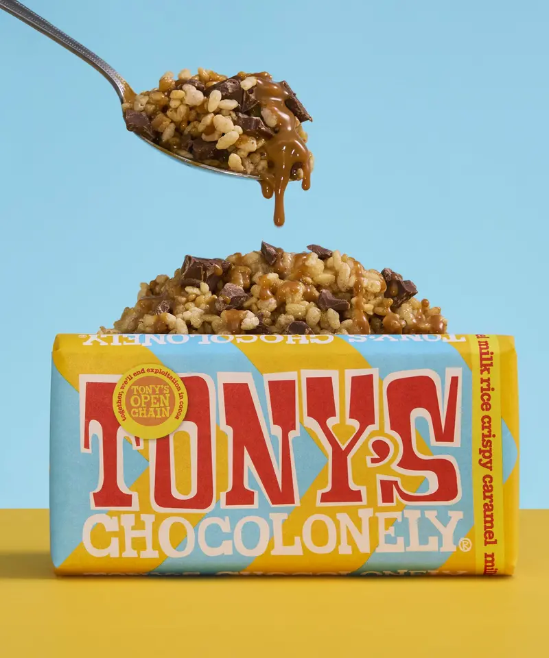 Tony's Chocolonely Milk Rice Crispy Caramel 180G Bb May 2026 2
