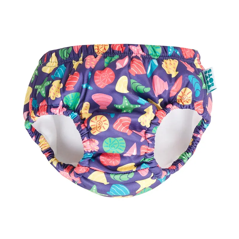 Tots Bots Swim Pants - Mussel Sea Shells 1