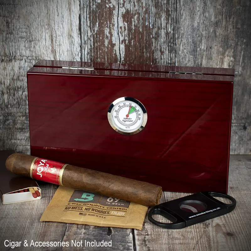 Travel/Desktop Humidor Piano Finish - 4 Cigars Capacity 1