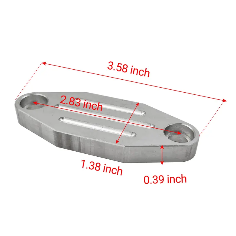 Trcuktok 1983-1997 Ford F150 F250 F350 Mustang Trucks Egr Delete Block Off Plate 2