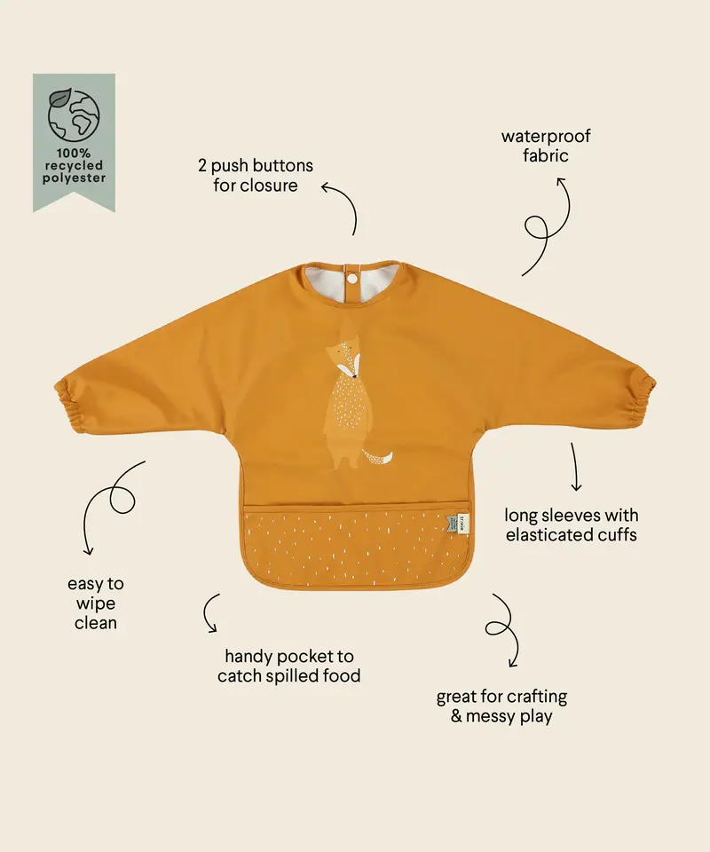 Trixie Animal Friends Waterproof Long Sleeve Bib 3