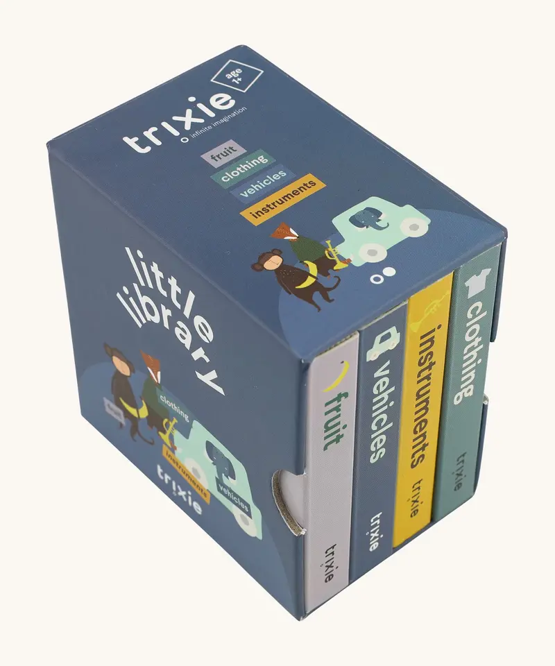 Trixie Little Library - Clothing, Fruit, Vehicles, Instruments 1