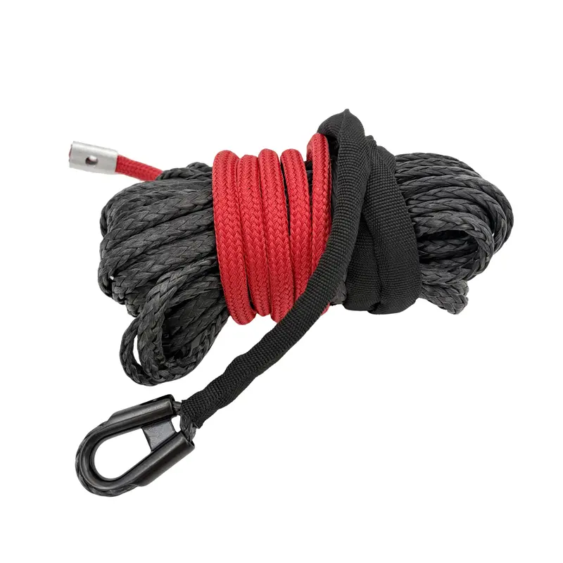 Trucktok 1/4" X 50Ft Synthetic Winch Rope 7,400 Lbs Breaking Strength 1