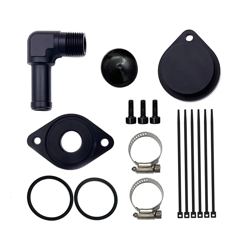 Trucktok 11-23 Ford 6.7L Powerstroke Ccv/Pcv Reroute/Delete Engine Ventilation Kit (No Tube) 1