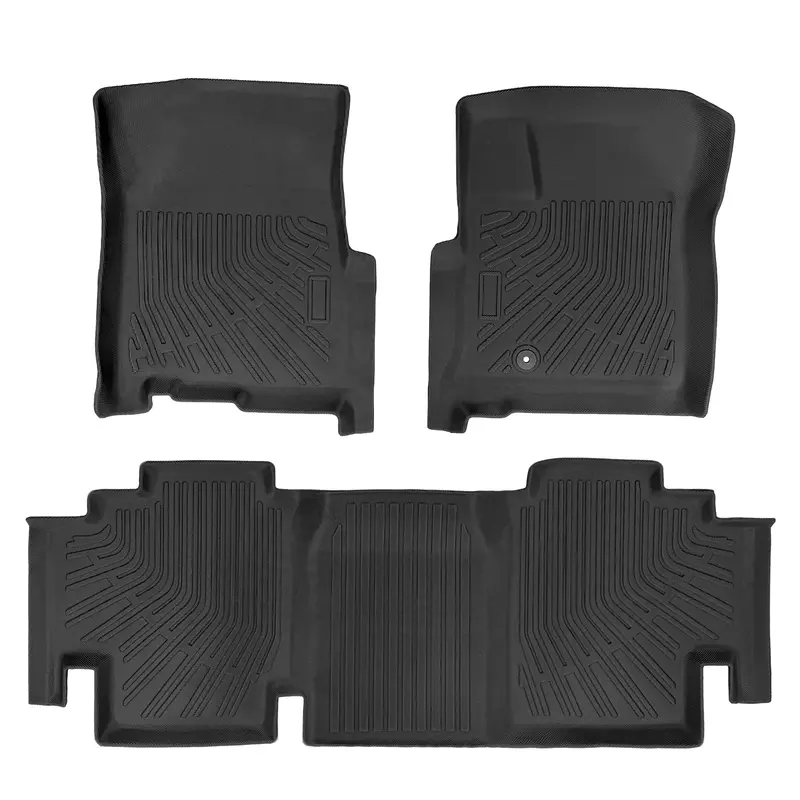 Trucktok 1999-2007 Ford F250 F350 F450 Supercab All-Weather Tpe Floor Mats 1