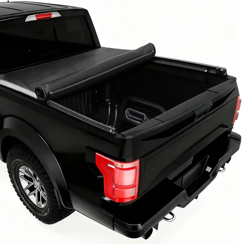 Trucktok 1999-2016 Ford F250 F350 6.8Ft Soft Roll Up Tonneau Cover Truck Bed 1