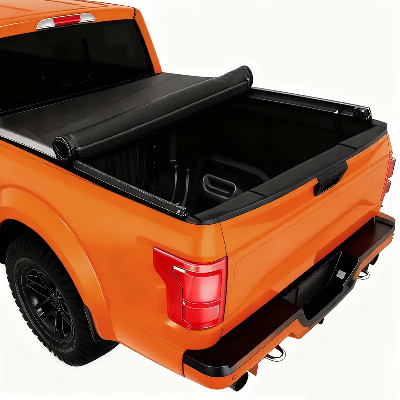 Trucktok 1999-2016 Ford F250 F350 Super Duty 8Ft Soft Roll Up Tonneau Cover Bed 1
