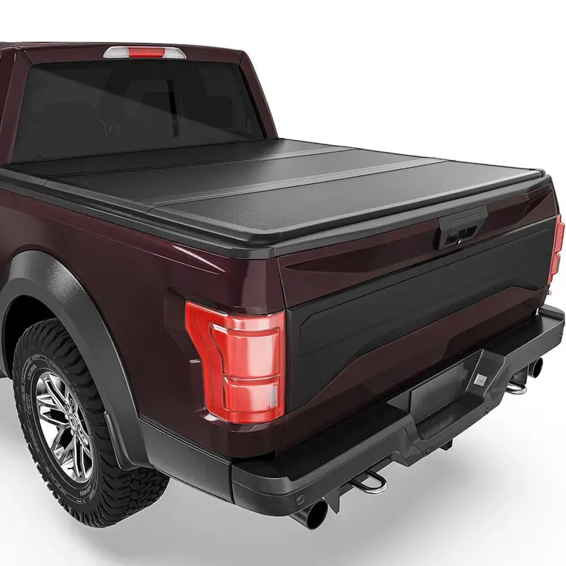 Trucktok 1999-2025 Ford F250 F350 Super Duty 6.8Ft Hard Tri-Fold Tonneau Cover Truck Bed Pickup 1