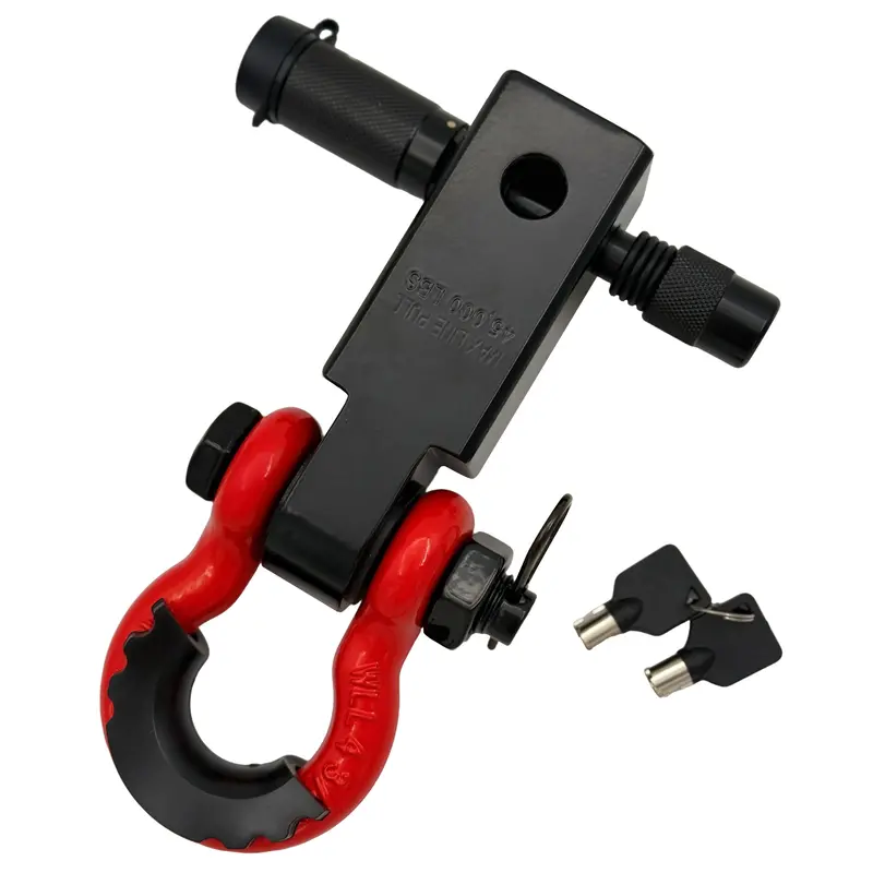Trucktok 2" Hitch Receiver 38,500 Lbs Strength With D-Ring & Lock 1