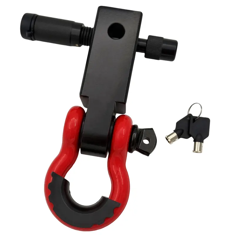Trucktok 2" Hitch Receiver 38,500 Lbs Strength With D-Ring & Lock 1