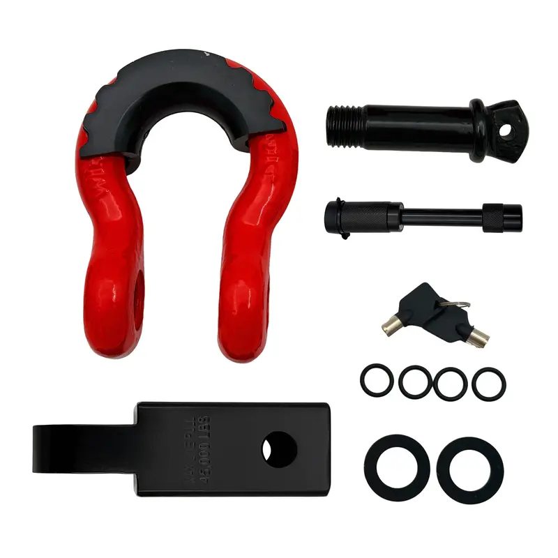 Trucktok 2" Hitch Receiver 38,500 Lbs Strength With D-Ring & Lock 2