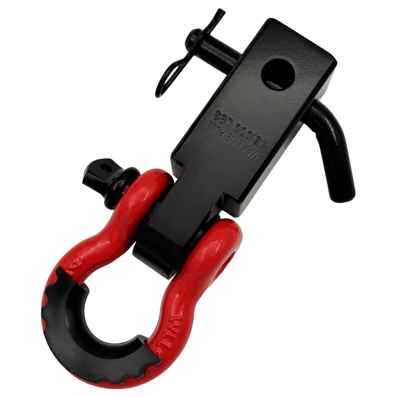 Trucktok 2" Hitch Receiver 38,500 Lbs Strength With D-Ring & Pin 1