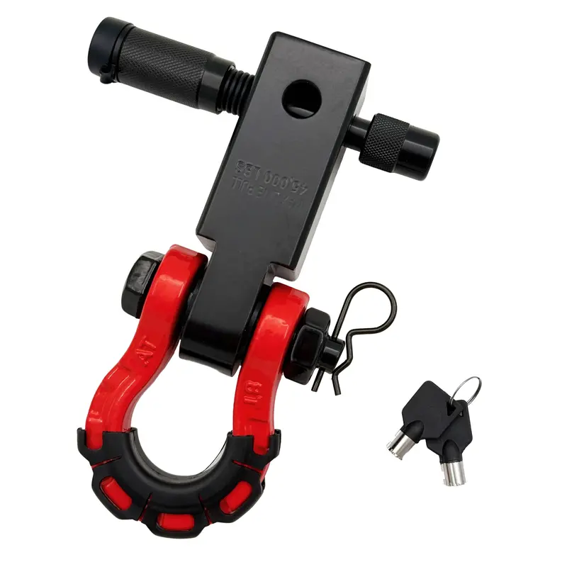 Trucktok 2" Hitch Receiver 70,000 Lbs Strength With D-Ring & Lock 1