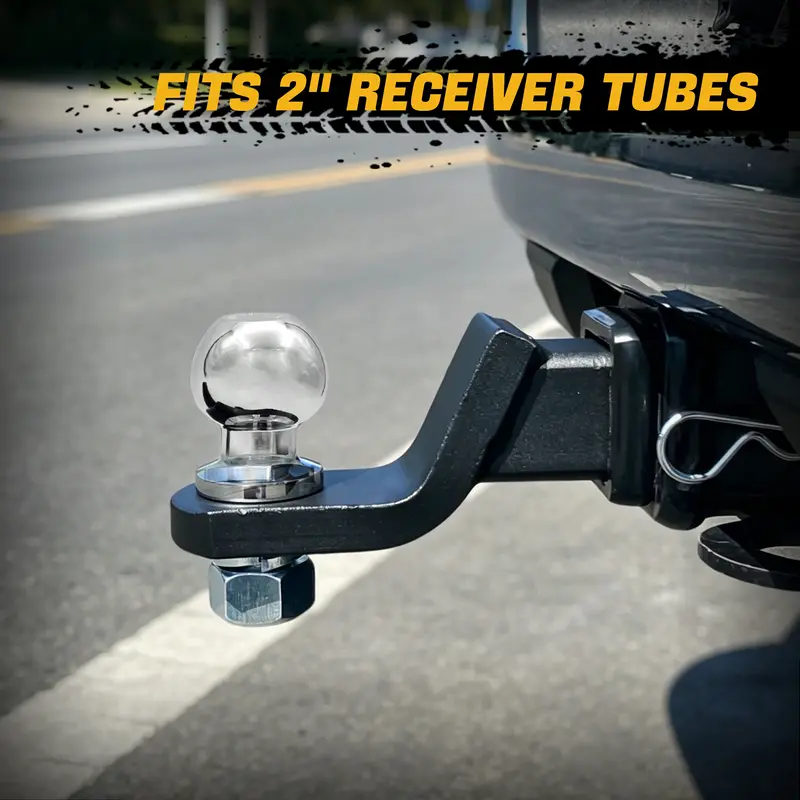 Trucktok 2" Receiver Hitch Ball Mount With 6,000 Lbs Gtw & Hitch Pin 2