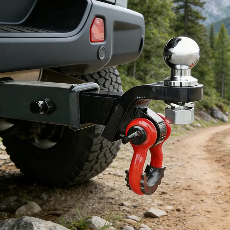 Trucktok 2" Receiver Trailer Hitch 38,500 Lbs With Shackle & Lock Pin 2