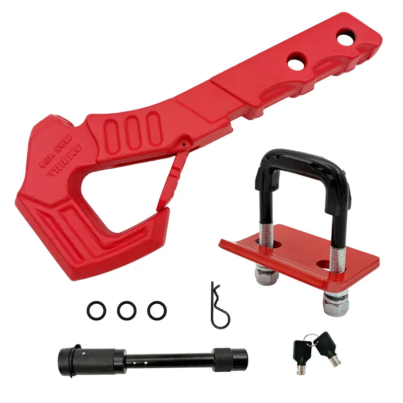 Trucktok 2" Scorpion Tail Hook 88,000 Lbs Break Strength With Tightener & Pin 1
