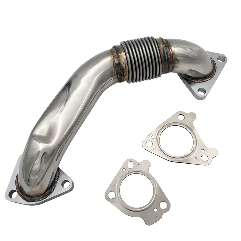Trucktok 2001-2016 6.6L Chevrolet Chevy Gmc Duramax Lb7 Lly Lbz Lmm Lml Exhaust Up-Pipe(Passenger Side) 1