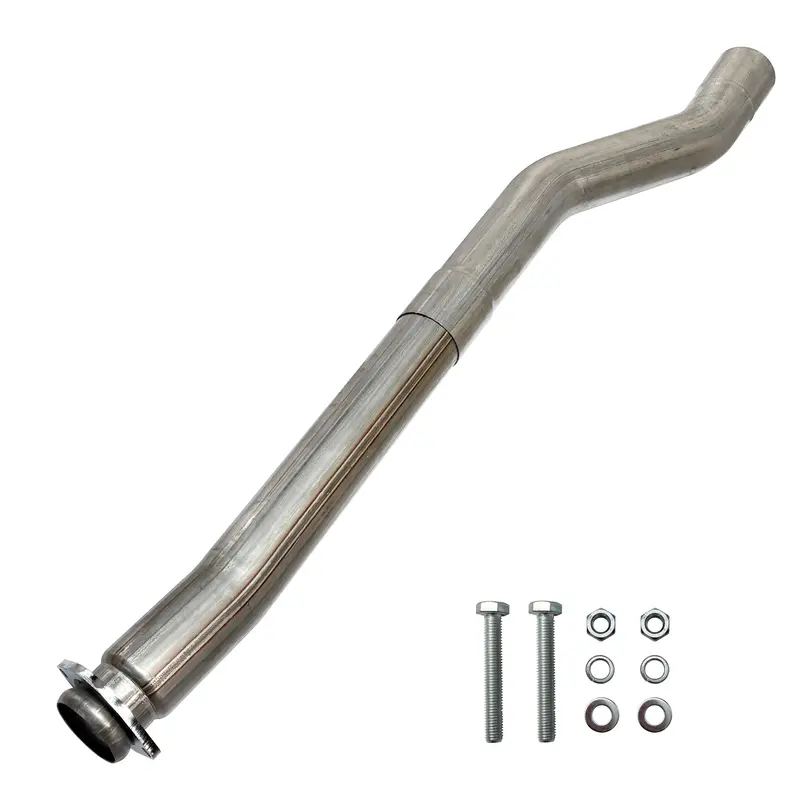 Trucktok 2003-2007 6.0L Ford Powerstroke 3.5" Cat & Muffler Delete Pipe 1