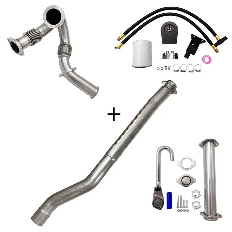 Trucktok 2003-2007 6.0L Ford Powerstroke Dpf/Egr/Ccv/Up Pipe Kit 10