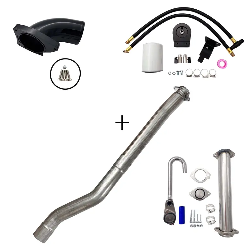 Trucktok 2003-2007 6.0L Ford Powerstroke Dpf/Egr/Ccv/Up Pipe Kit 12