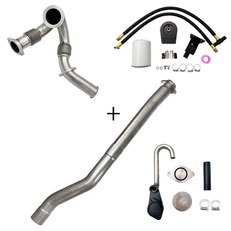 Trucktok 2003-2007 6.0L Ford Powerstroke Dpf/Egr/Ccv/Up Pipe Kit 4