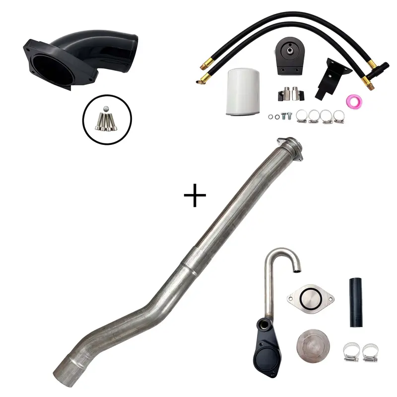 Trucktok 2003-2007 6.0L Ford Powerstroke Dpf/Egr/Ccv/Up Pipe Kit 6